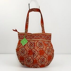 Vera Bradley Morgan Bag Paprika Orange Retired  Quilted Purse *New w/tags*